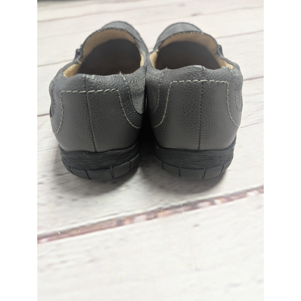 Naturalizer Rowan Casual Slip-On Loafer Flats Shoes Gray Suede Comfort Size 7.5 - Picture 3 of 10